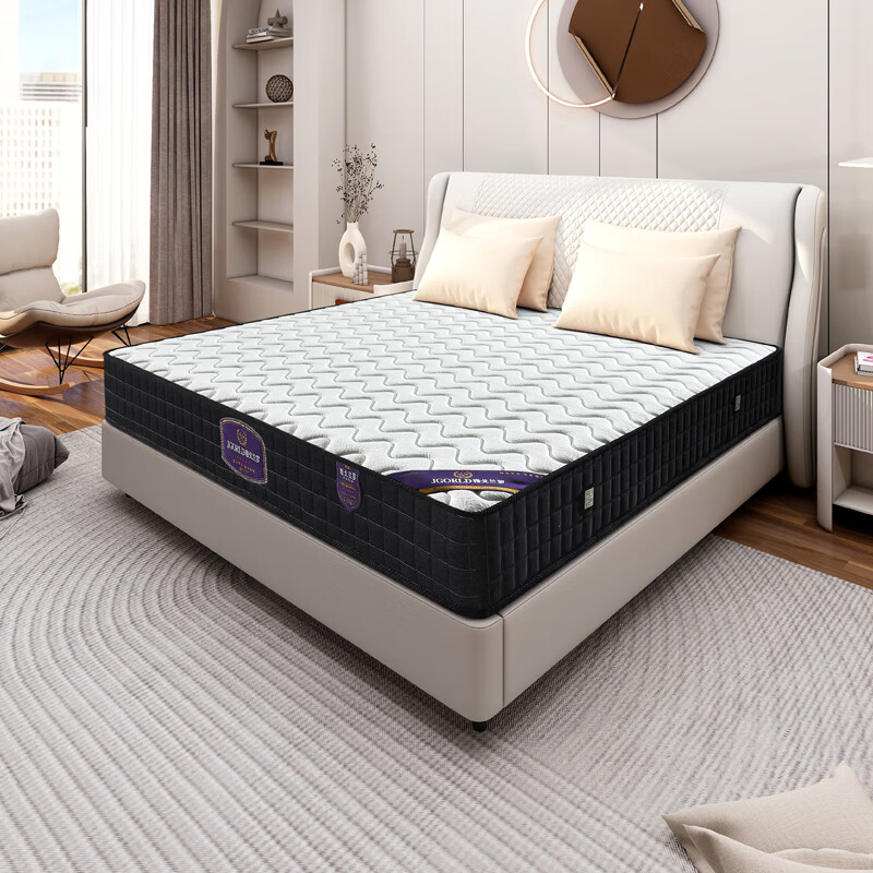 雅戈兰罗床垫 席梦思独立弹簧床垫 1.8x2米硬椰棕软乳胶 家用双人20cm厚垫 适中睡感20cm厚丨高锰精钢整网簧 1.8米×2米