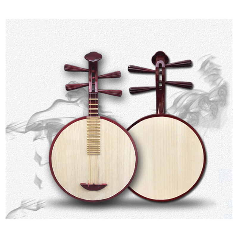 曲漾 月琴乐器   民乐月琴  西皮月琴  专业演奏月琴桐木月琴 色木