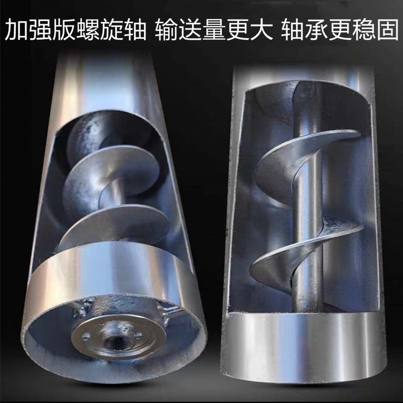 村舍吸粮机家用小型便携式吸谷机小麦玉米大吸力不锈钢绞龙螺旋输送机 3米加厚不锈钢+支架+螺旋轴属于什么档次？