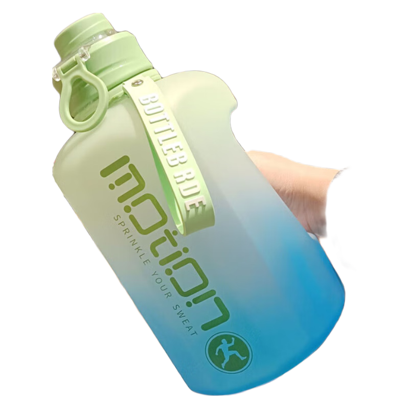 Ӯ��2200ml�������ٶ�Ͱ�˶�ˮ���͸��½����ٶٱ���Яĥɰ����ˮ�� ����PC�͸��� 2200ml 24.09Ԫ