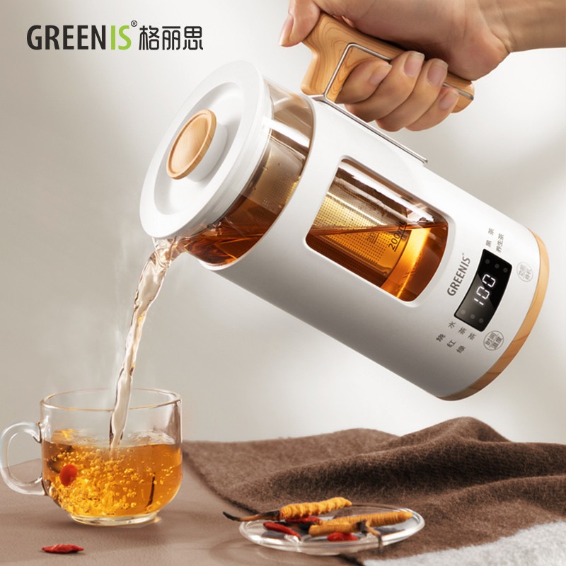 德国格丽思煮茶器煮茶壶烧水壶养生壶恒温电热水壶花茶壶保温煮茶时（绿茶）水是先到100℃再回来，还是只到80℃就停？