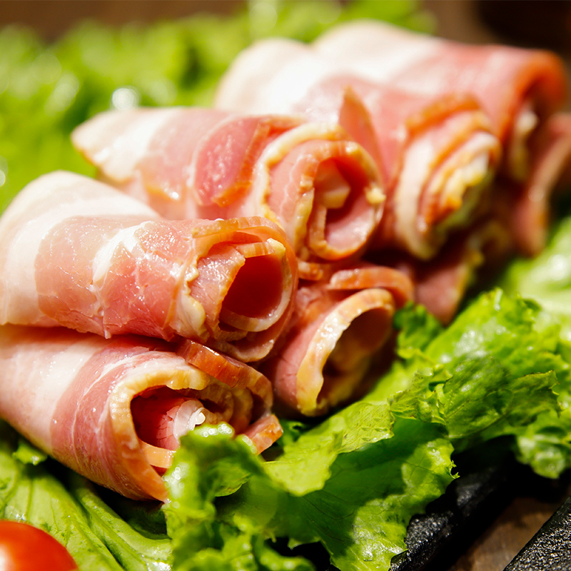 双汇 史蜜斯原切培根生酮美式烘焙披萨早餐商用三明治纯肉片 史蜜斯美式培根135g*7袋