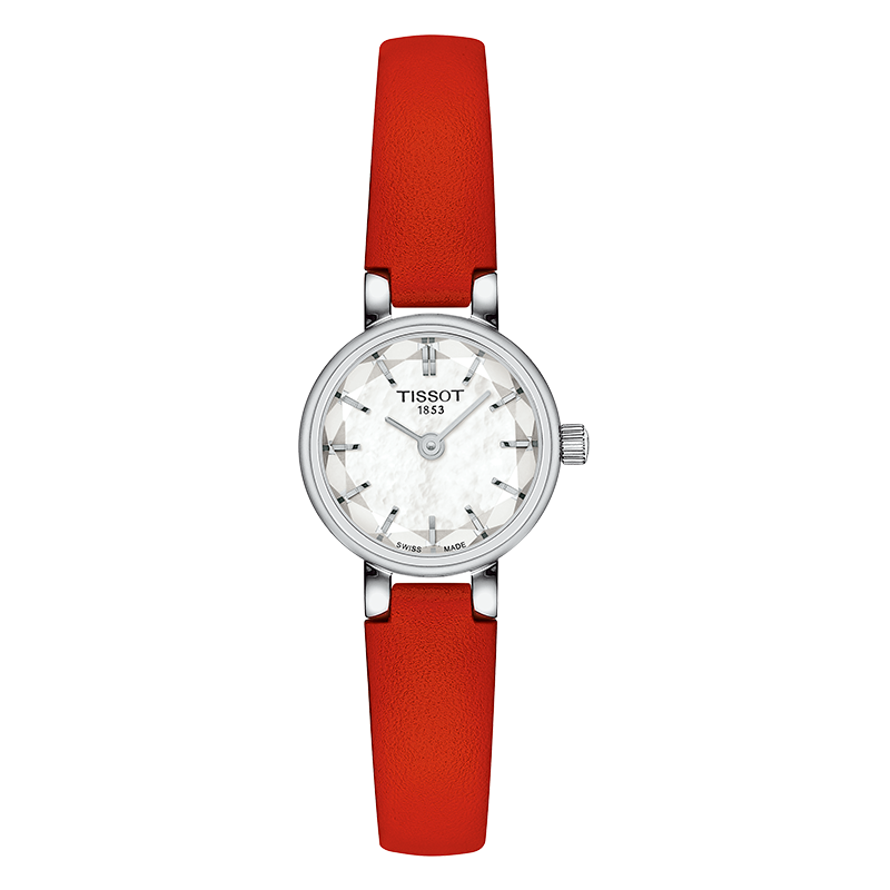 天梭（TISSOT）手表 小可愛(ài)系列女表 瑞士石英女士皮帶腕表時(shí)尚表畢業(yè)禮物
