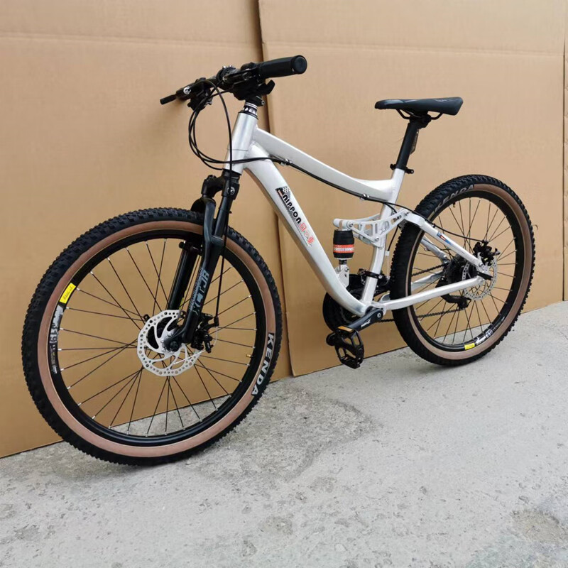 博奕狼(boyilang) 博奕狼双减震软尾山地车变速双碟刹自行车学生上