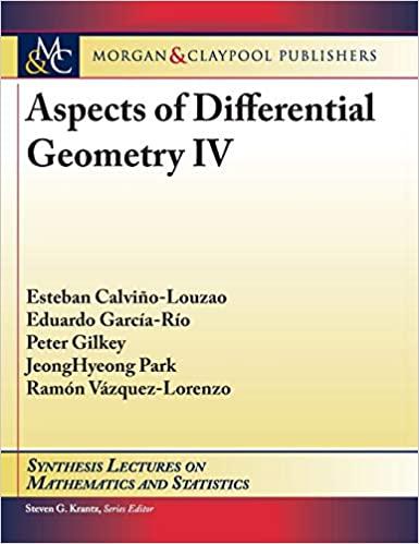 预订Aspects of Differential Geometry IV