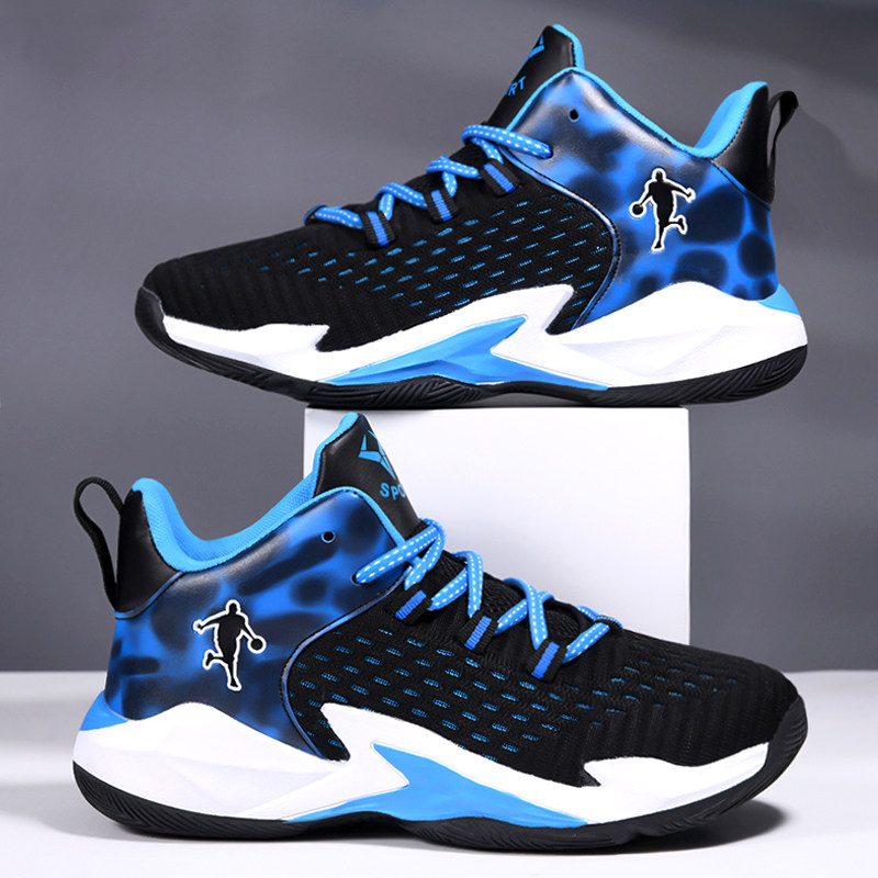 邦塞斯(bangsaisi)春季儿童青少年篮球鞋男女童训练鞋网面透气防滑