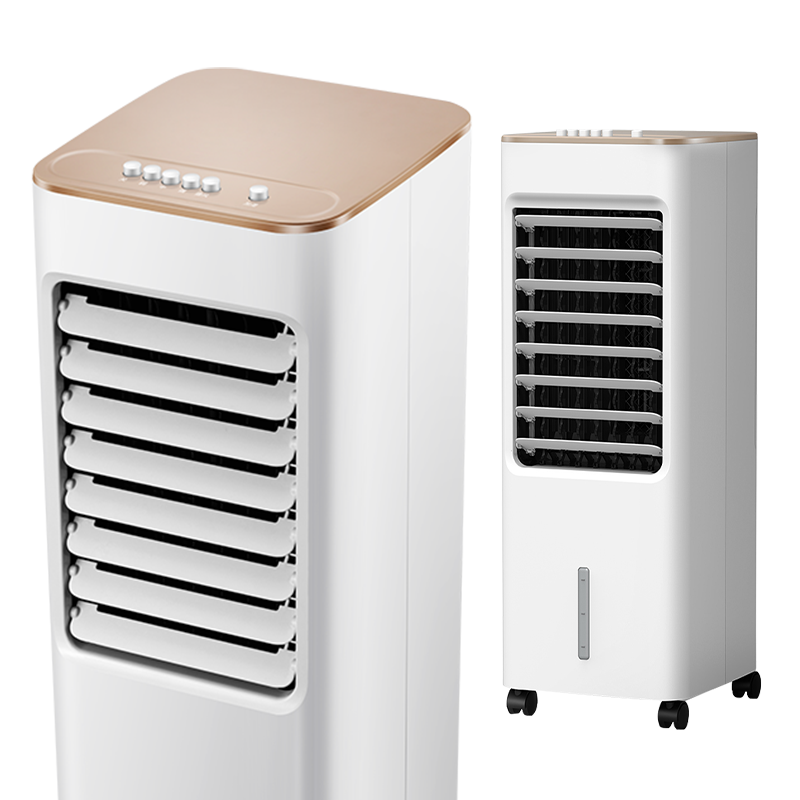美的（Midea）家用空调扇办公移动空调扇冷风扇家用大风量小型冷风机水冷塔扇电风扇 AAB10A白色