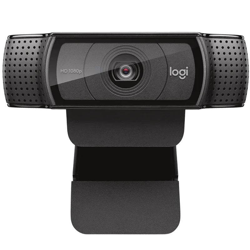 罗技（Logitech） C920 Pro 企业级高清电脑摄像头 网红主播直播摄像头 内置麦克风【团单优惠】