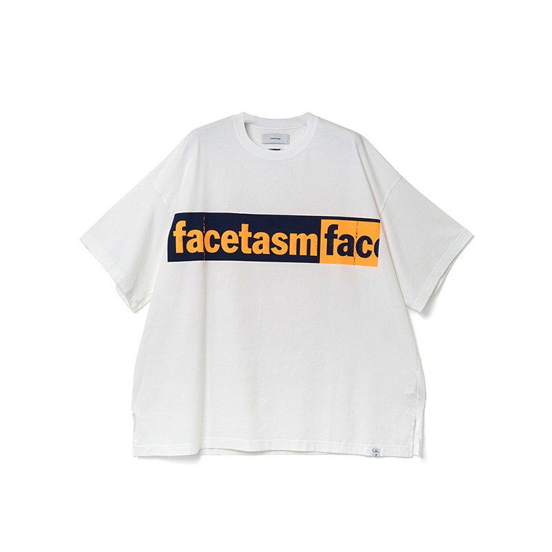 FACETASM 男女通用T恤宽松百搭时尚圆领短袖 白色 CSW-TEE-U03-WHITE-5 XL(185/100A)