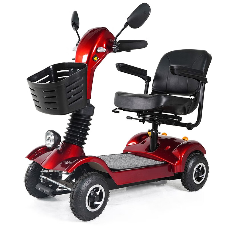 威之群(wisking)4023max老人电动车四轮小型折叠代步车双人座老年残疾