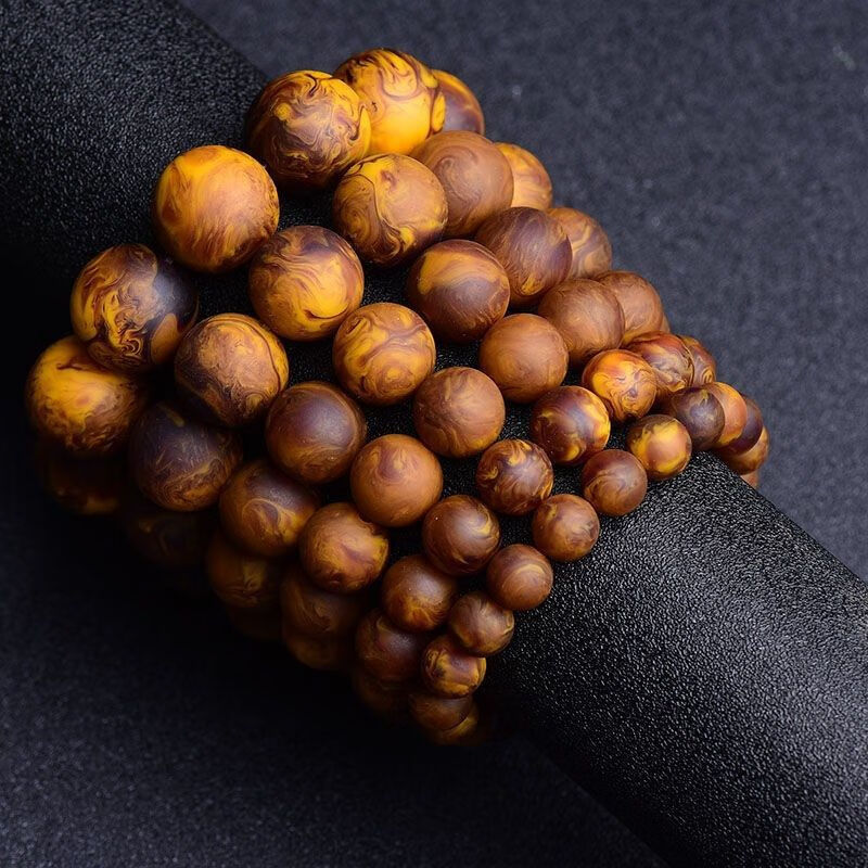 溪春水龙涎香手链单圈圆珠佛珠念珠款手串饰品移动香水安魂香薰持久