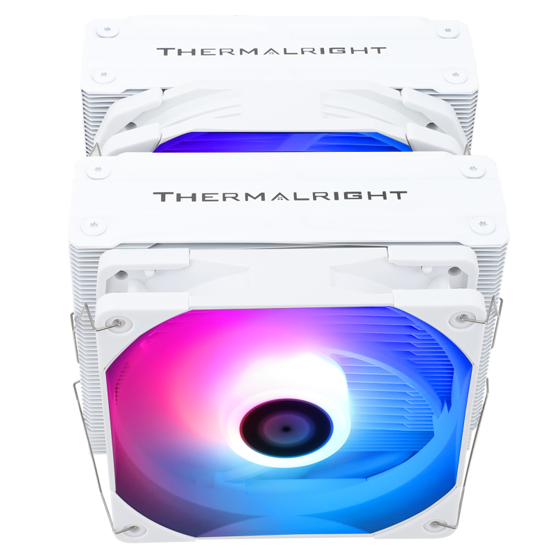 利民（Thermalright）FS140 WHITE V3 ARGB 霜灵 8mmAGHP热管  S-FDB轴承 ARGB风扇TF7硅脂