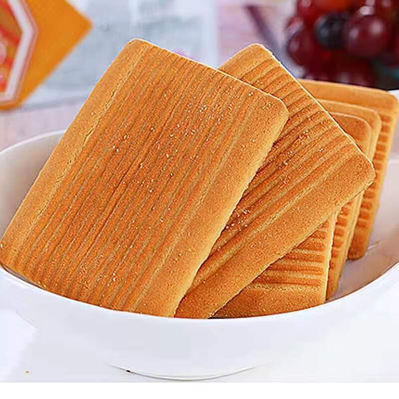 俄罗斯刺猬饼干 莫洛佐夫牌进口面包师曲奇奶香营养饼干380克零食 白皮牛奶味