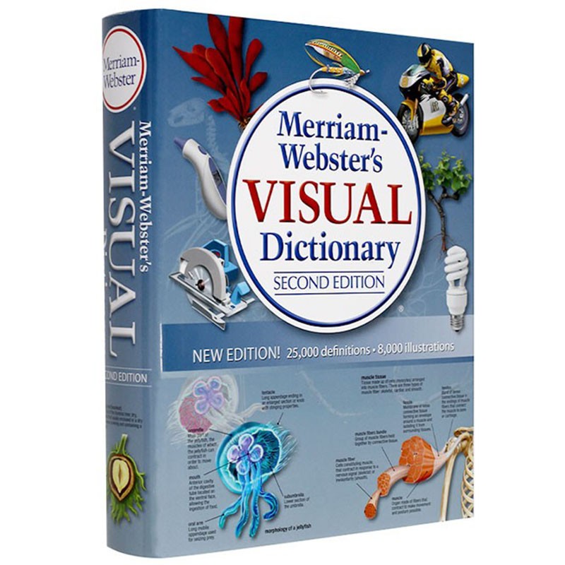 韦氏图解词典 英文原版 Merriam Webster's Visual Dictionary 麦林韦氏 韦氏词典 百科全书级别的图解词典 麦林韦氏 韦氏词典 百科全书级别的图解词典