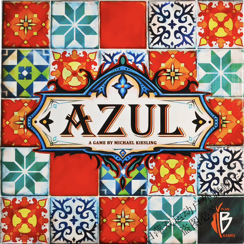 回可花砖物语英文版桌游 彩砖琉璃大师夏日行宫聚会休闲卡牌游戏 azul