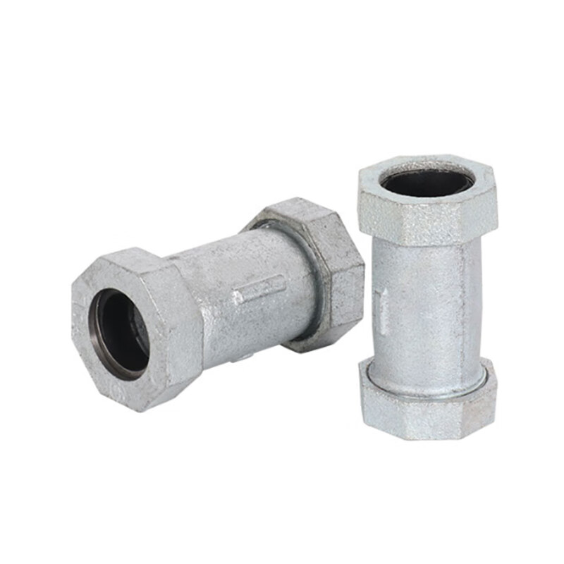 启多岚镀锌玛钢快速接头 自来水管管件 热镀锌快接速接 dn20