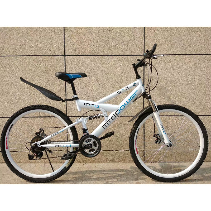 泊威尔cube自行车软尾山1地1车男女变速越野减震山地前后避震山1地1车