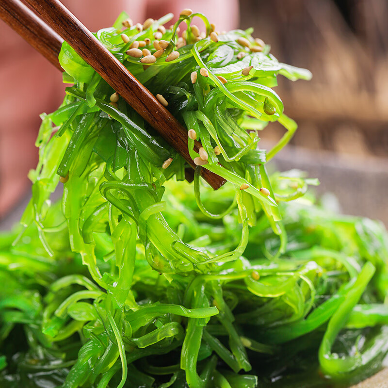 隽品湾裙带菜丝72g即食海带丝 海藻沙拉佐餐咸菜 海白菜梗段 独立小包装 【开袋即食】酸甜丝10袋