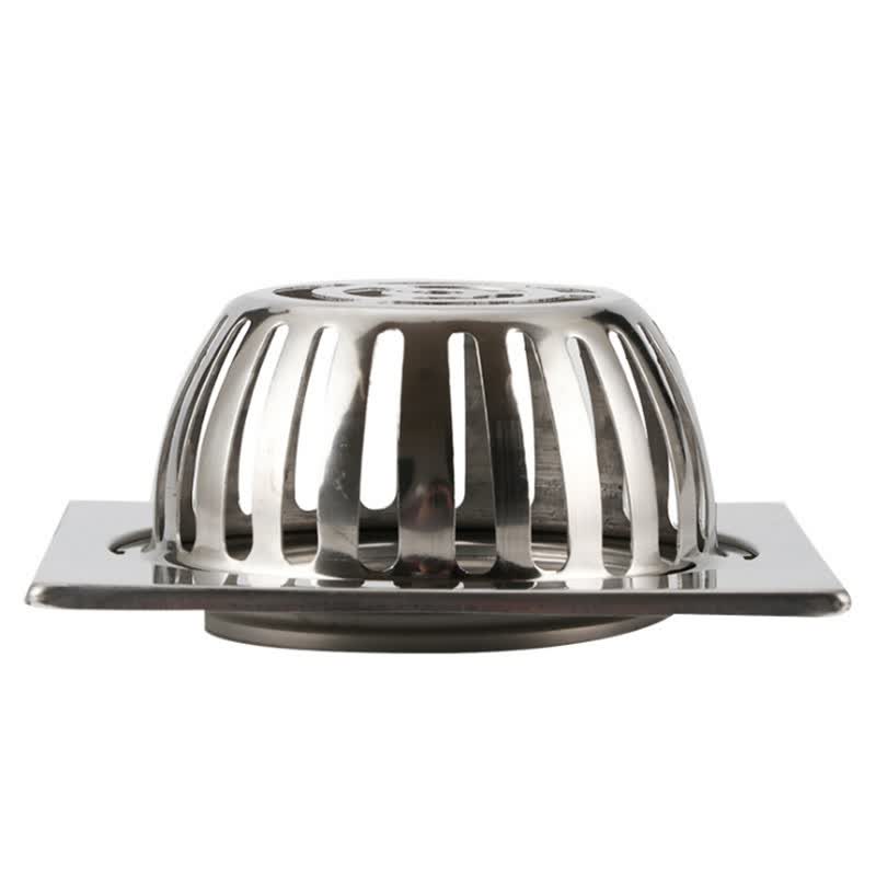 梦茜儿10排水管不锈钢加厚过滤网防堵凹地漏盖天沟天台盖天台下水管帽