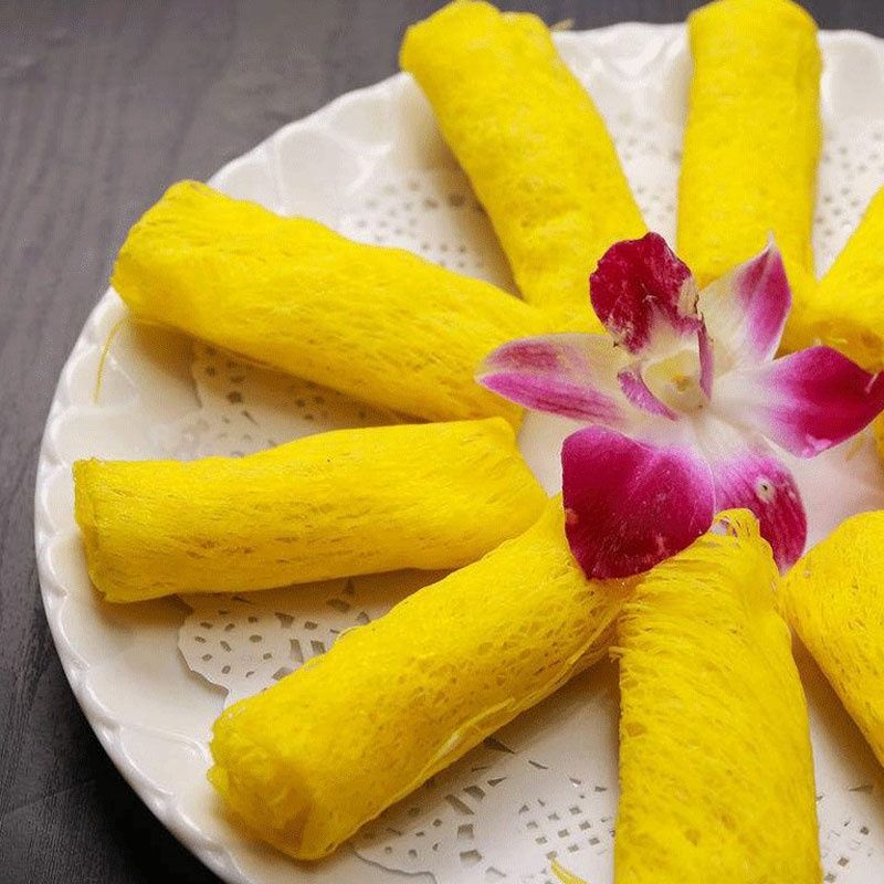 晨臻 网皮薄饼黄色白色250g网状春卷皮越南油炸米皮酒店半成品冷冻