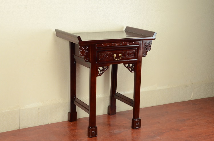 冬欧 财神爷实木供桌家用经济型佛桌新中式供桌客厅香案桌小型佛台 单