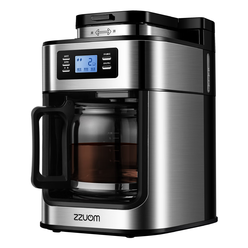 ����Ħ��ZZUOM�����Ȼ�������ʽȫ�Զ���©ʽ��ĥһ����������� ������Һ����ʾ �칫�����󿧷Ⱥ��� ����ĥ��ȡ��3����������+2Сʱ����