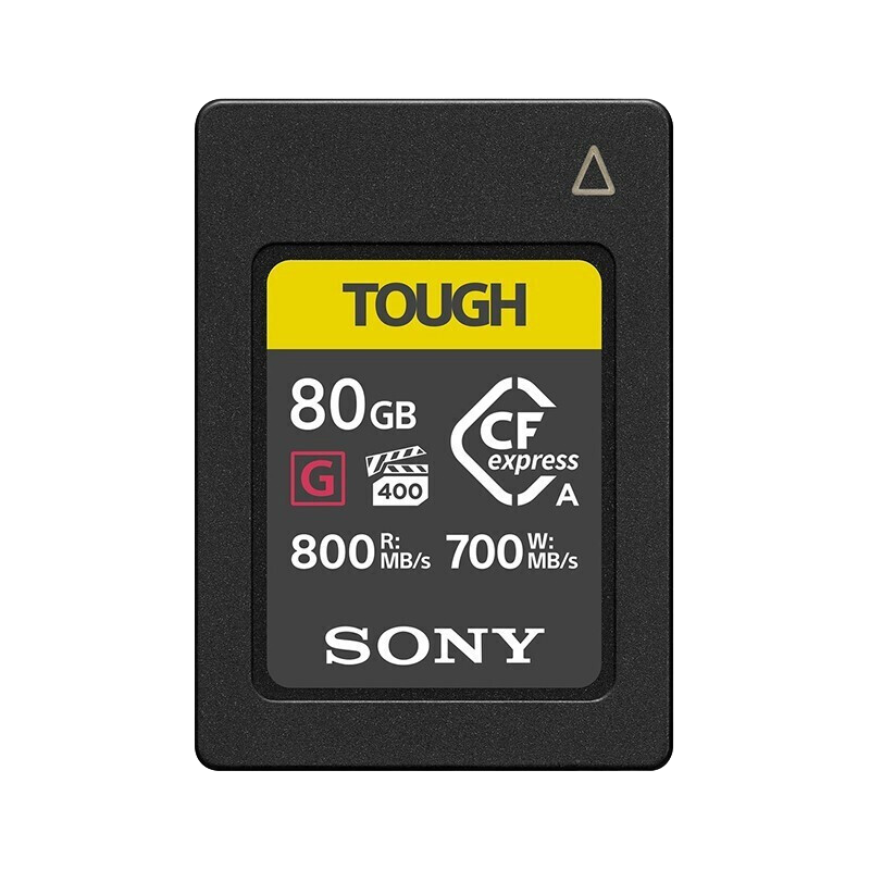 索尼（SONY）CEA-G80T CFexpress Type A存储卡 读800M/S 微单相机A1 A7S3 电影机FX3 FX6 80GB 三防内存卡