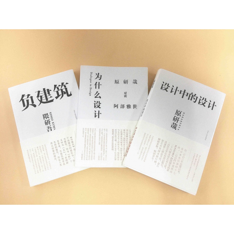 山东人民出版社 设计中的设计+为什么设计+ 负建筑 （套装全三册）