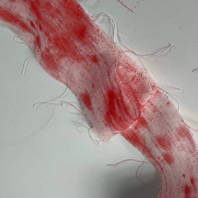 素界 万圣节cos化妆带血绷带恐怖装饰鬼屋道具假受伤装伤口用品纱布