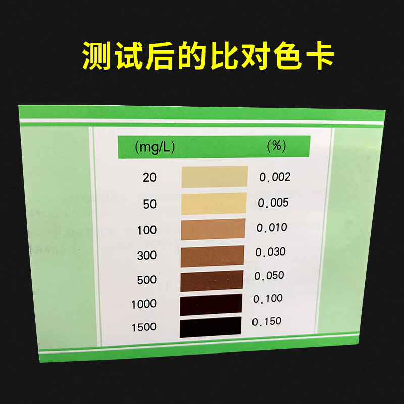 四环牌G-1型消毒剂浓度试纸测试卡 84消毒液余氯试纸浓度卡 四环G-1浓度卡散装1本48条