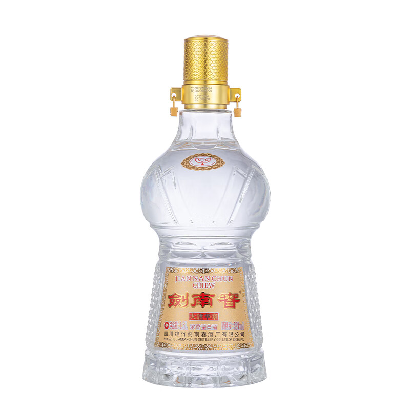 剑南春 大唐华章 52度 1.5L+清香壹号白酒 53度 500ml