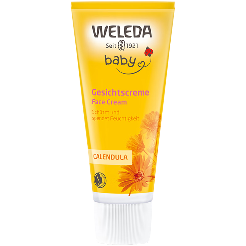 維蕾德（WELEDA）金盞花嬰幼新生兒童面霜寶寶擦臉?biāo)o(hù)膚保濕滋潤身體護(hù)膚乳秋冬夏 【經(jīng)典版】保濕霜50ml