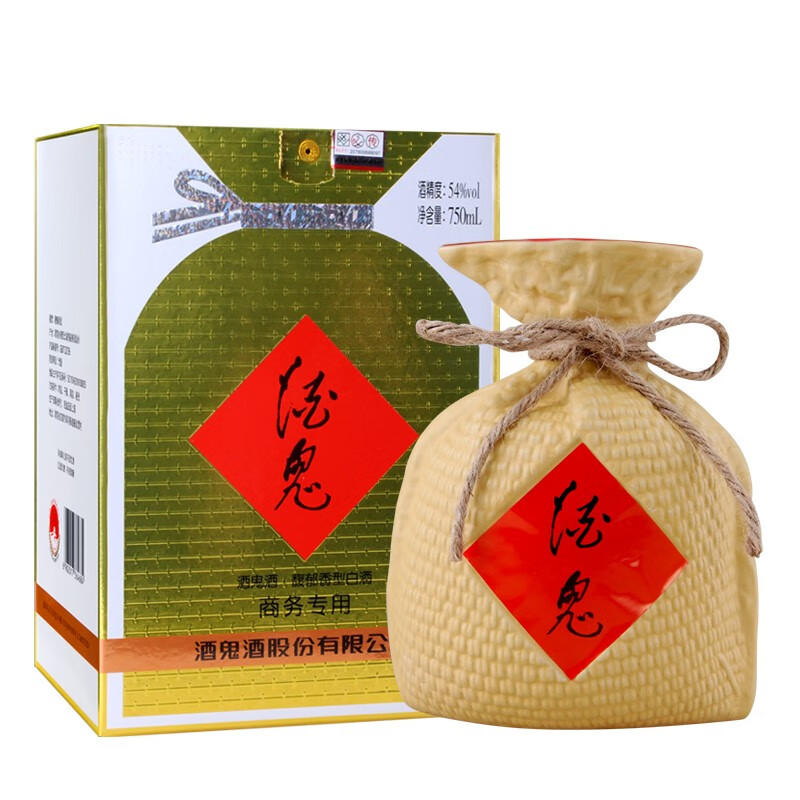 酒鬼(jiugui) 馥郁香型白酒 酒鬼商务用酒 54度 750ml