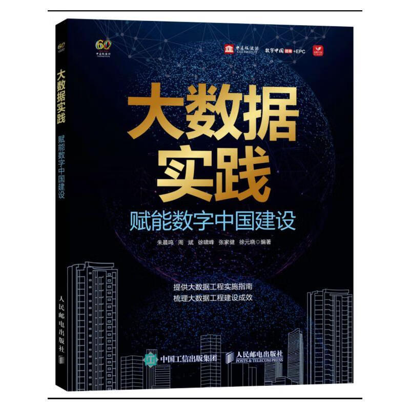 大数据实践:赋能数字中国建设朱晨鸣人民邮电出版社9787115625755 经济书籍
