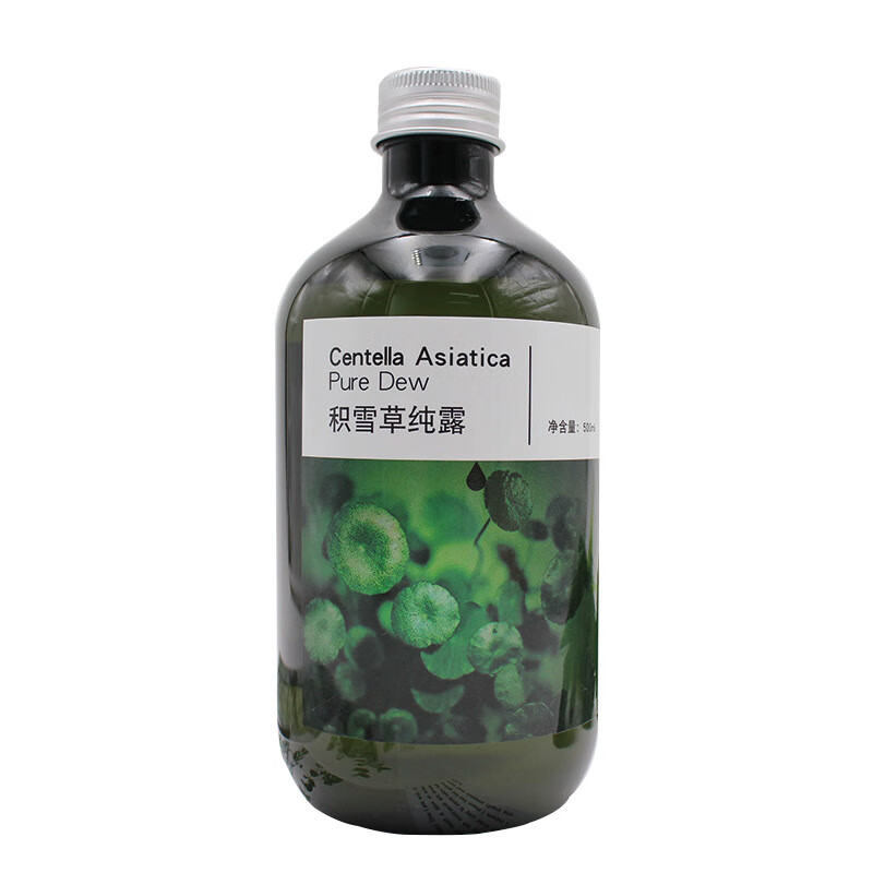 积雪草纯露爽肤水去红血丝修护敏感肌祛淡化痘印补水喷雾精华原液 500g 积雪草纯露瓶