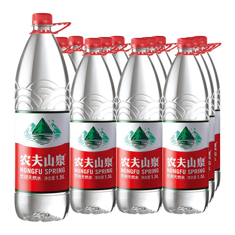农夫山泉 1.5l*12瓶/箱 高品质饮用水 选取天然的优质水源