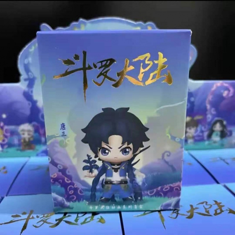 斗罗大陆手办盲盒公仔唐三小舞动漫周边人物模型玩偶娃娃摆件 随机1个