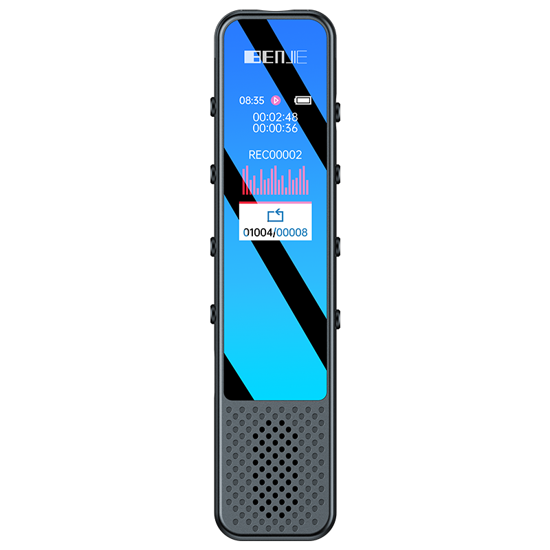 炳捷（BENJEI）G6 32G录音笔蓝牙录音TWS播放转文字声控高清降噪大容量长待机学生上课培训便携式录音器