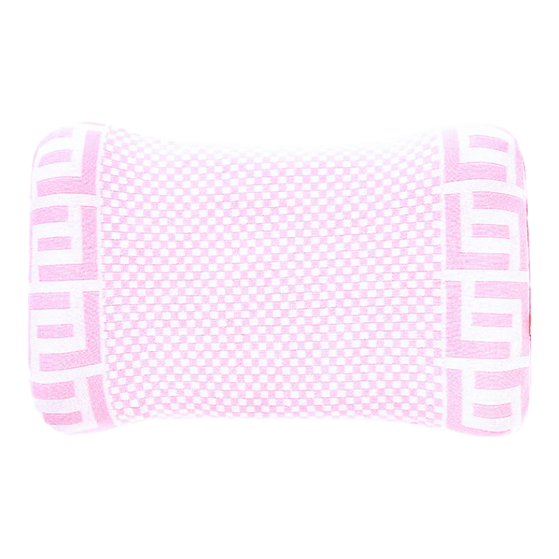 良良（liangliang）嬰兒枕頭6個(gè)月以上醫(yī)護(hù)級(jí)定型枕0-6歲兒童枕頭 護(hù)型排汗透氣抑菌 醫(yī)護(hù)級(jí) 2-6歲·悅格粉 單麻棉枕套 【科學(xué)護(hù)型】