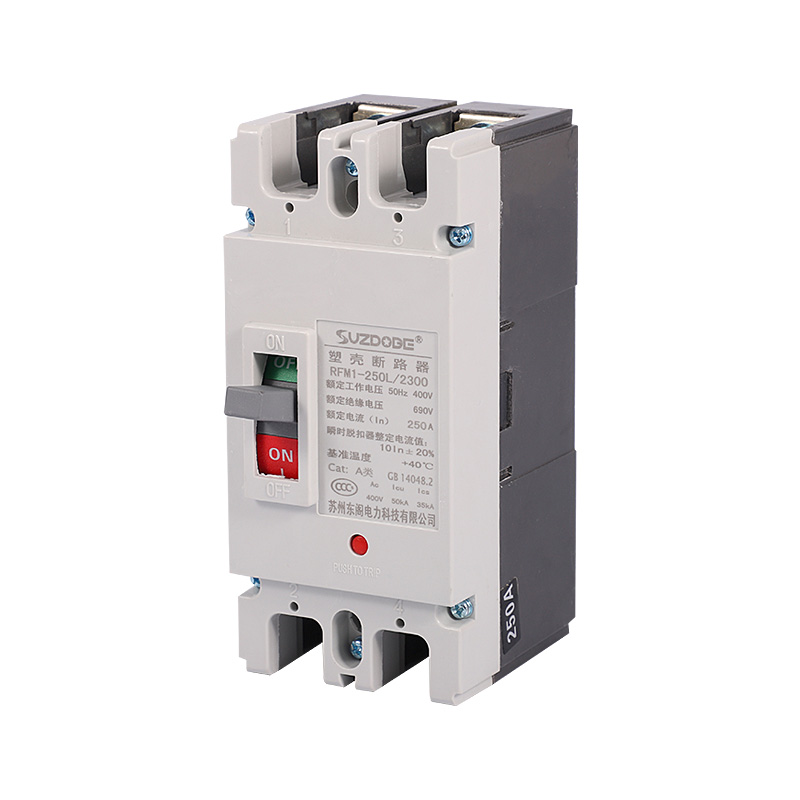 大功率空气开关220v 2p二相 大电流空开 125a 单相塑壳断路器 40a 2p