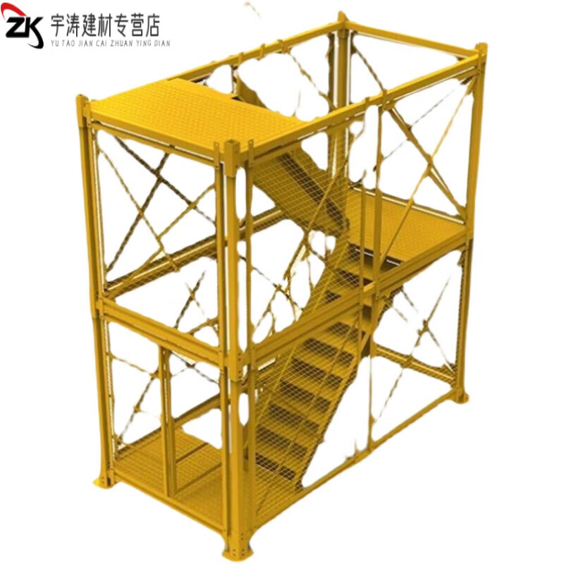 clcey路桥施工安全梯笼基坑爬梯盖梁平台墩柱平台工程梯笼设计安装