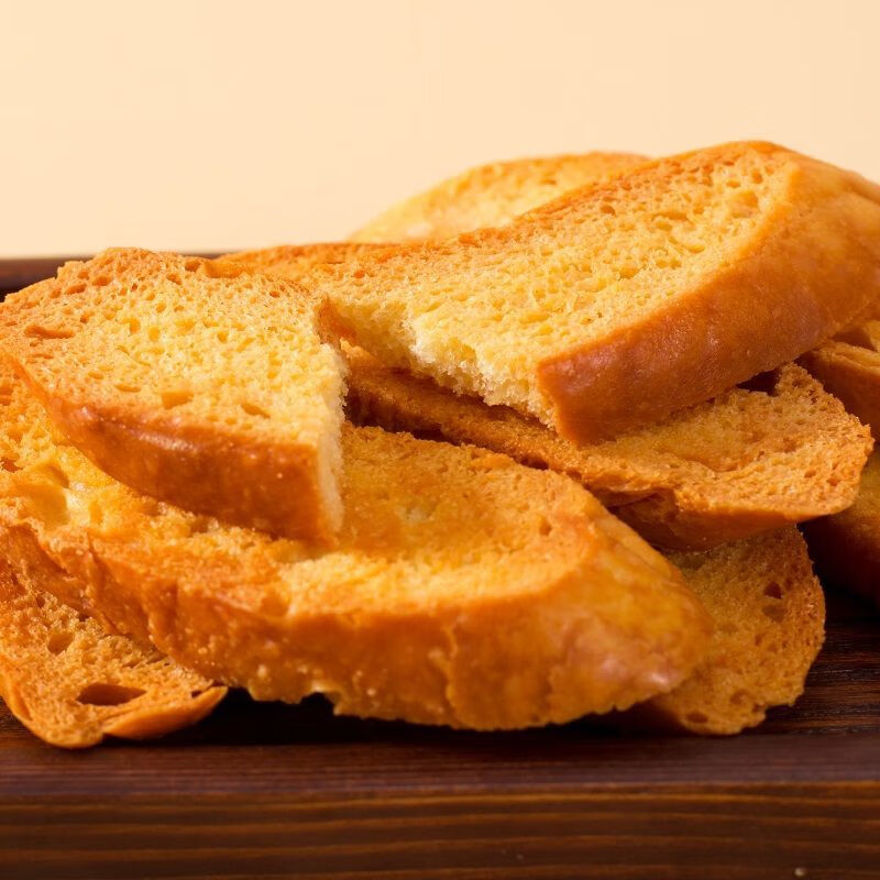 法式乳香片 早餐烤面包干奶香低卡网红休闲食酥脆下午茶学生解馋 休闲