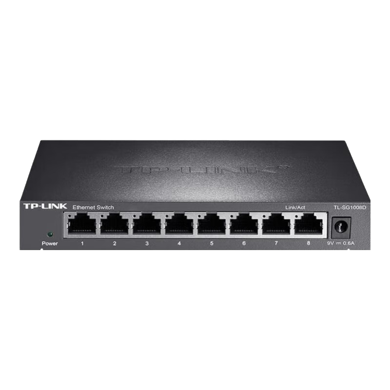 ������TP-LINK�� 5��ǧ�׽�����8�� ��̫����ҵ����������������������� ��8��/ȫǧ��/�ֿǡ�TL-SG1008D