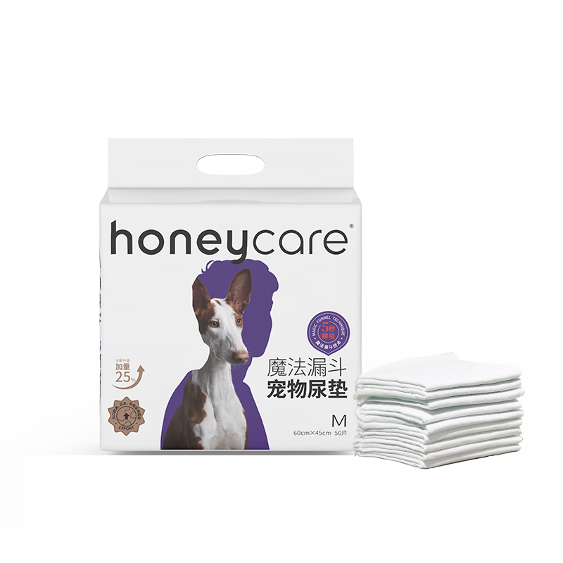 Honeycare魔法漏斗宠物尿垫M-50片,值得购买吗?