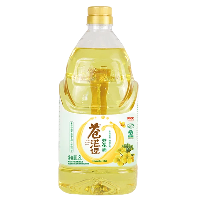 呼倫貝爾農(nóng)墾芥花油 低芥酸菜籽油 1.8L 非轉(zhuǎn)基因高油酸油煙少 食用油