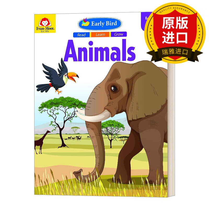 evan-moor early bird animals age 4  美国加州小学英语教辅教材