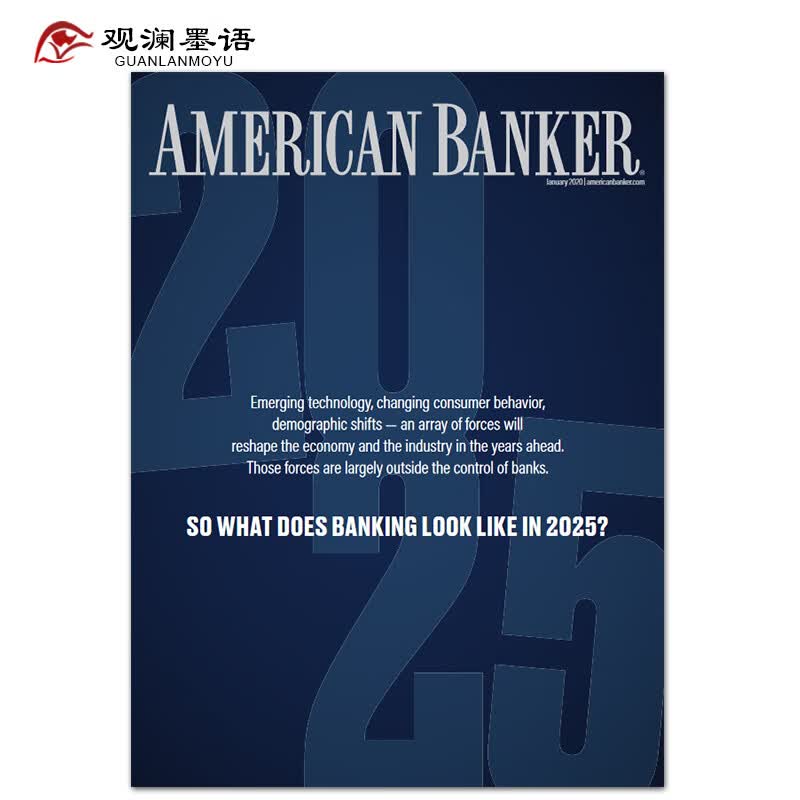 【单期可选】American Banker 2019/20年 美国银行家 商业财经杂志 2020年1月刊