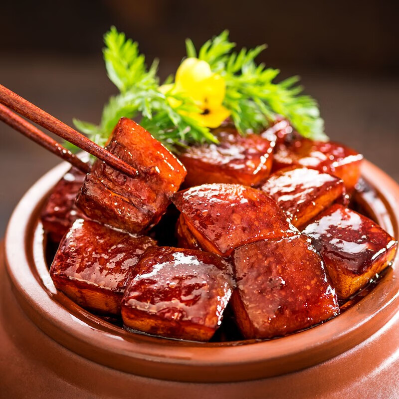 盘点美味上海红烧肉预制菜家用加热即食高端半成品家常菜家宴食物 外婆红烧肉1盒