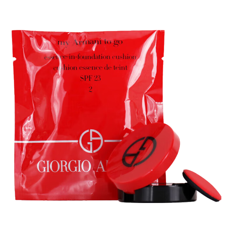 阿玛尼（ARMANI）轻垫菁华粉底液2号 1.7g 迷你红气垫【临期清仓】
