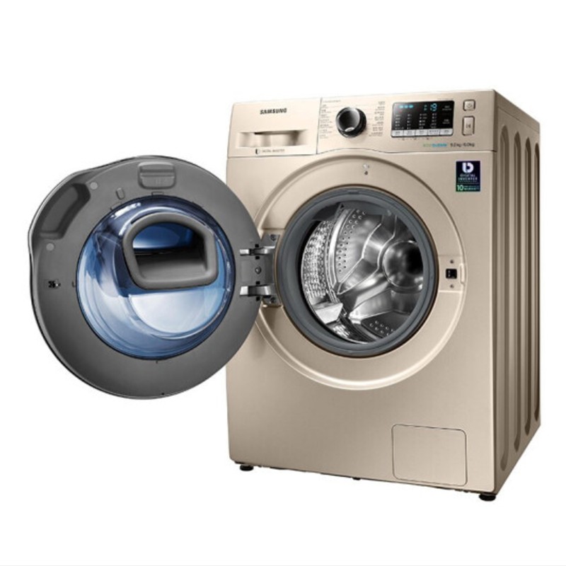 三星洗衣机 wd90k5410og/sc 9公斤洗烘一体滚筒洗衣机全自动 安心添